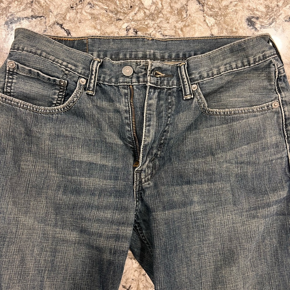 Levi's Men's Dark Gray Straight Jeans - Picture 3 of 5